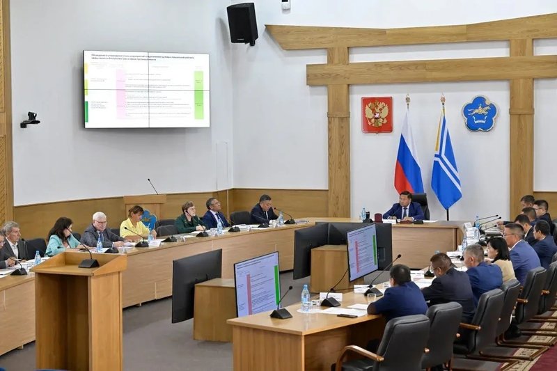 В Туве прошло первое заседание Совета по развитию промышленного потенциала